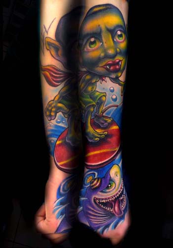 Tattoos - Josh Woods - black 13 Tattoo,Nashville TN